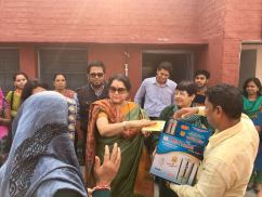 Distribution-of-Water-Filter-and-Improved-Cookstove-by-Madam-Secretary-to-President-of-India-at-Dhaulha-Village-on-30.11.2016-under-Smart-Gram-Initiative-2